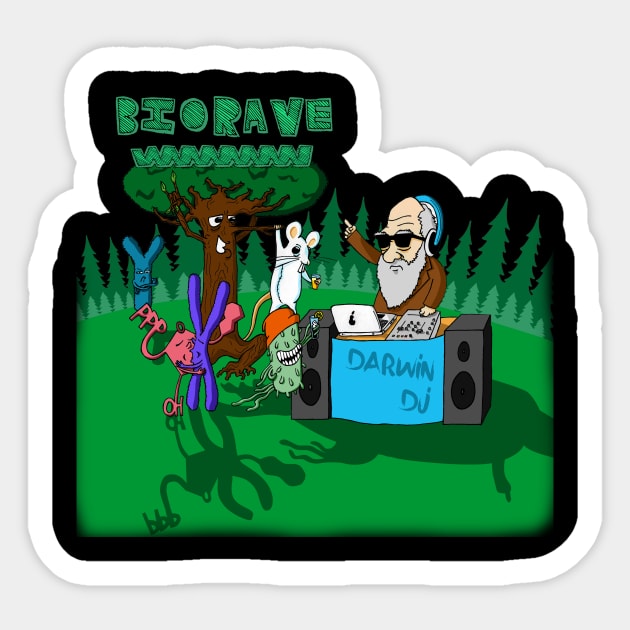 BioRave Sticker by lleganyes